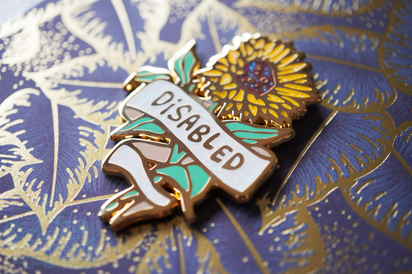 Disabled (Flower) - Enamel Pin