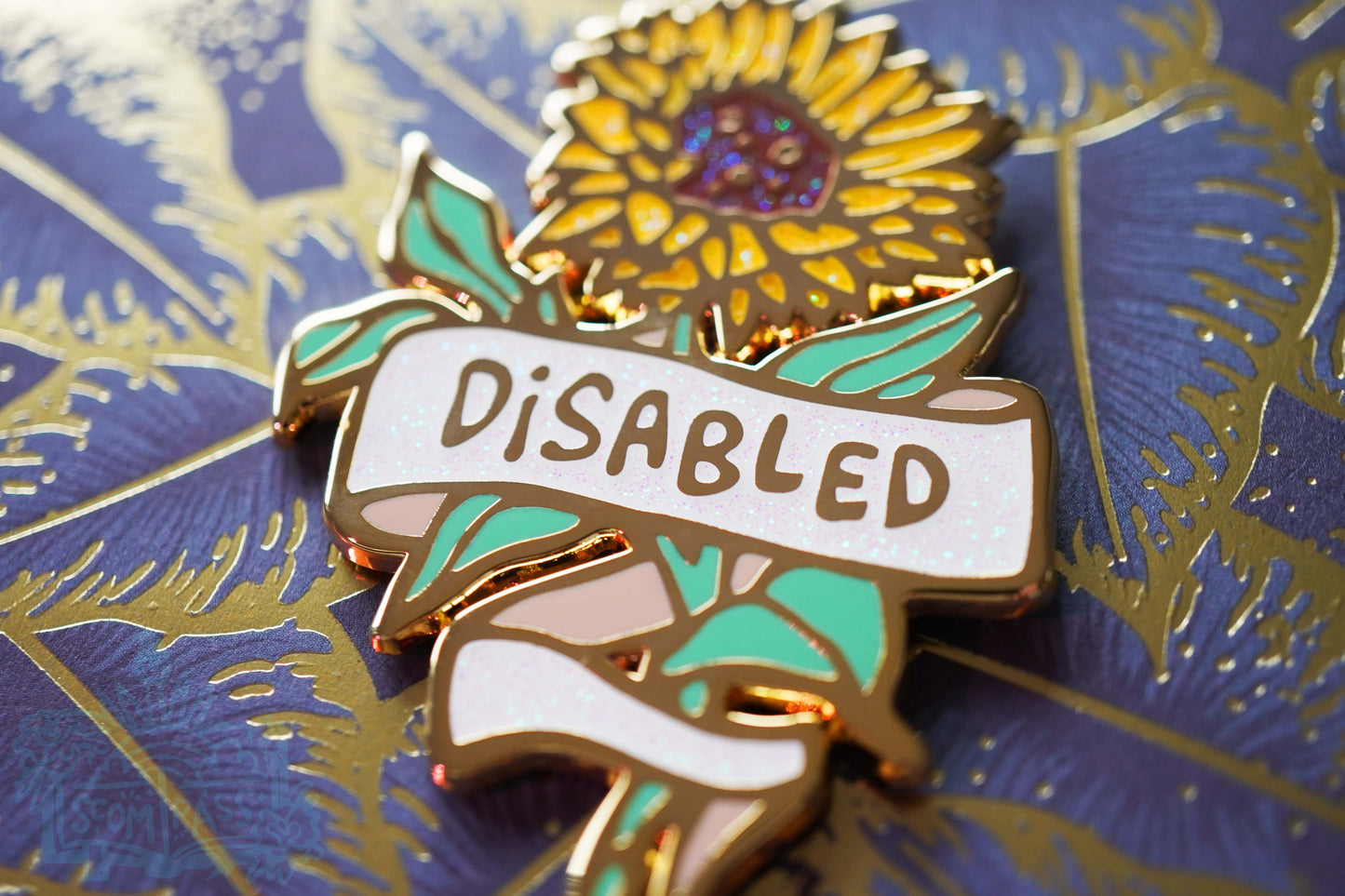 Disabled (Flower) - Enamel Pin