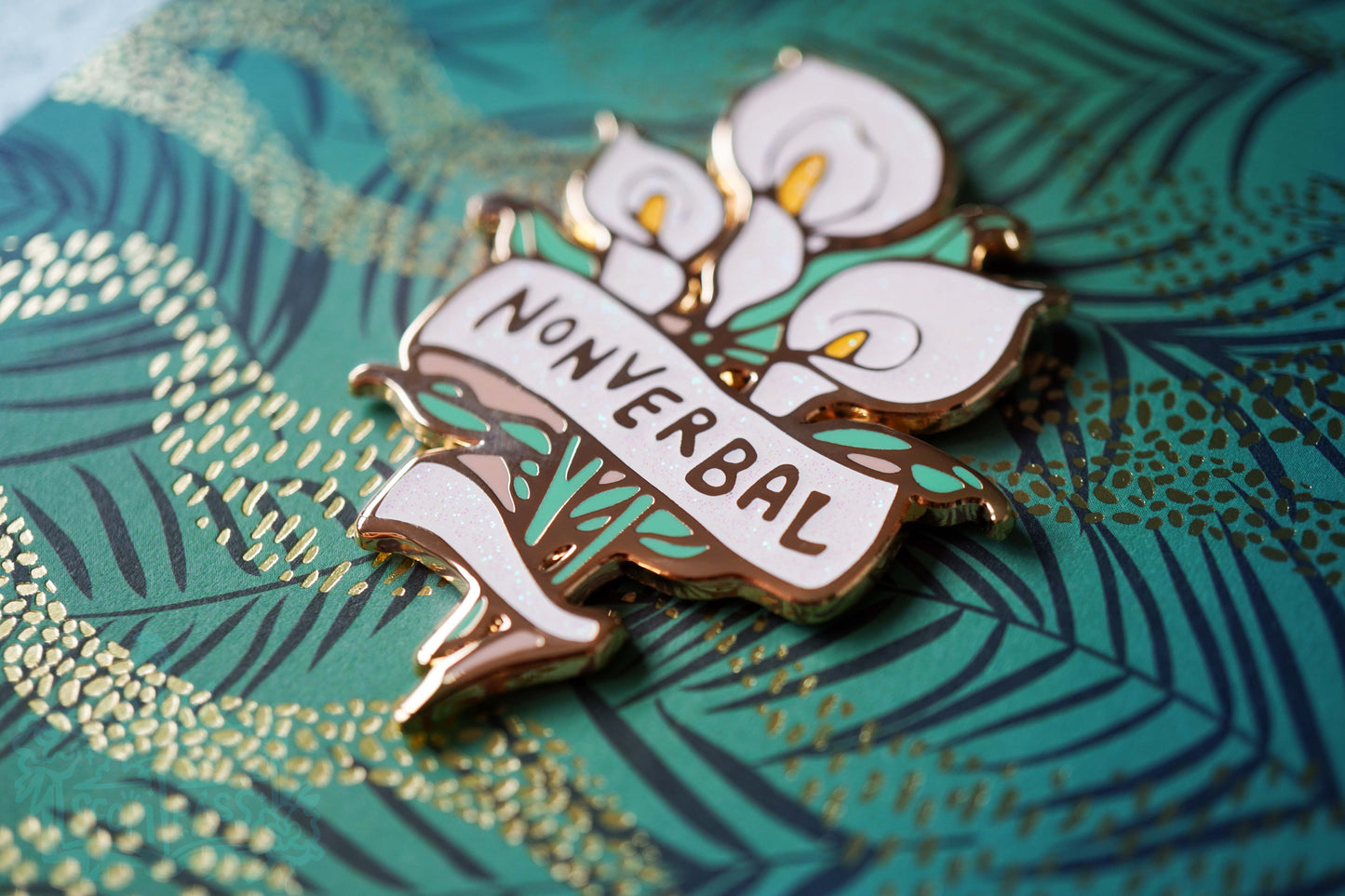 Nonverbal (Flower) - Enamel Pin