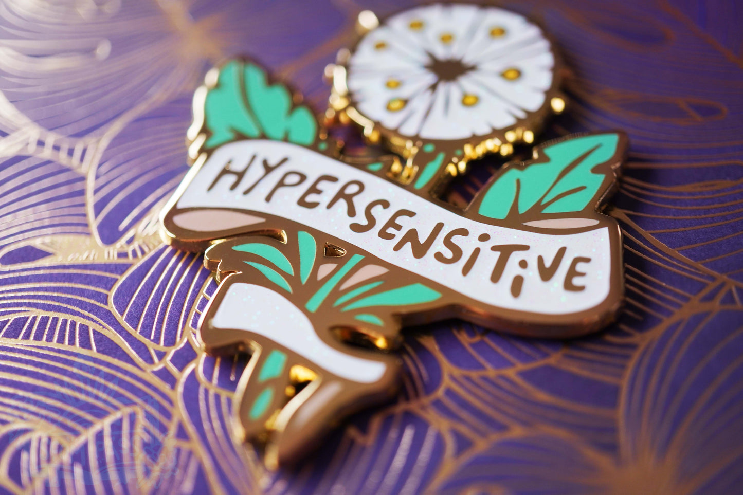 Hypersensitive (Flower) - Enamel Pin