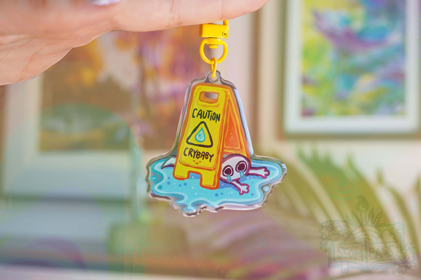 Caution Crybaby - Acrylic Charm