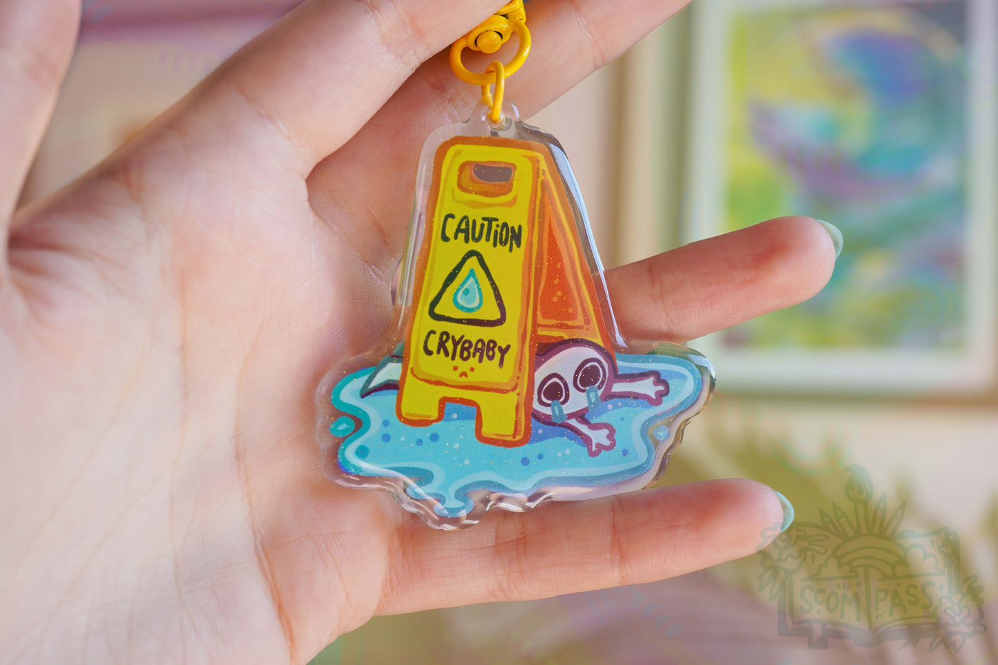 Caution Crybaby - Acrylic Charm