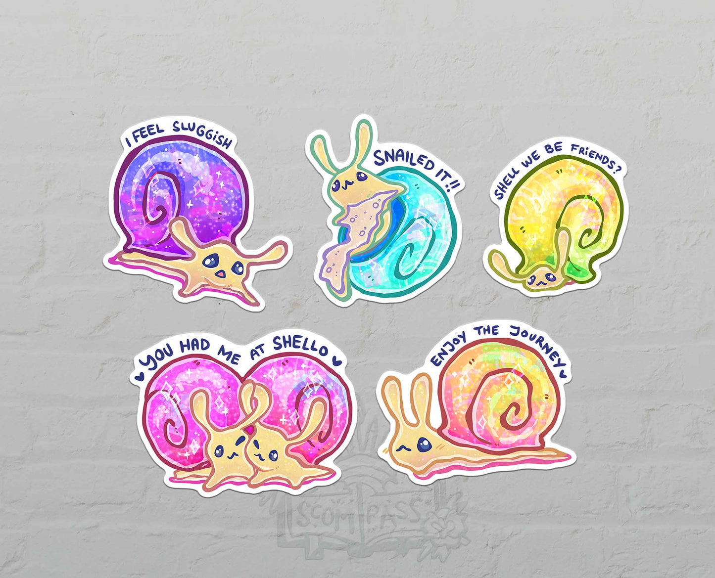 Snail Ya Later - Stickerset
