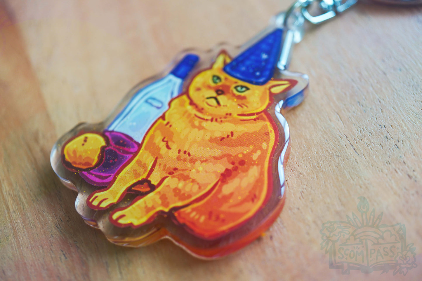 Party Cat - Acrylic Charm