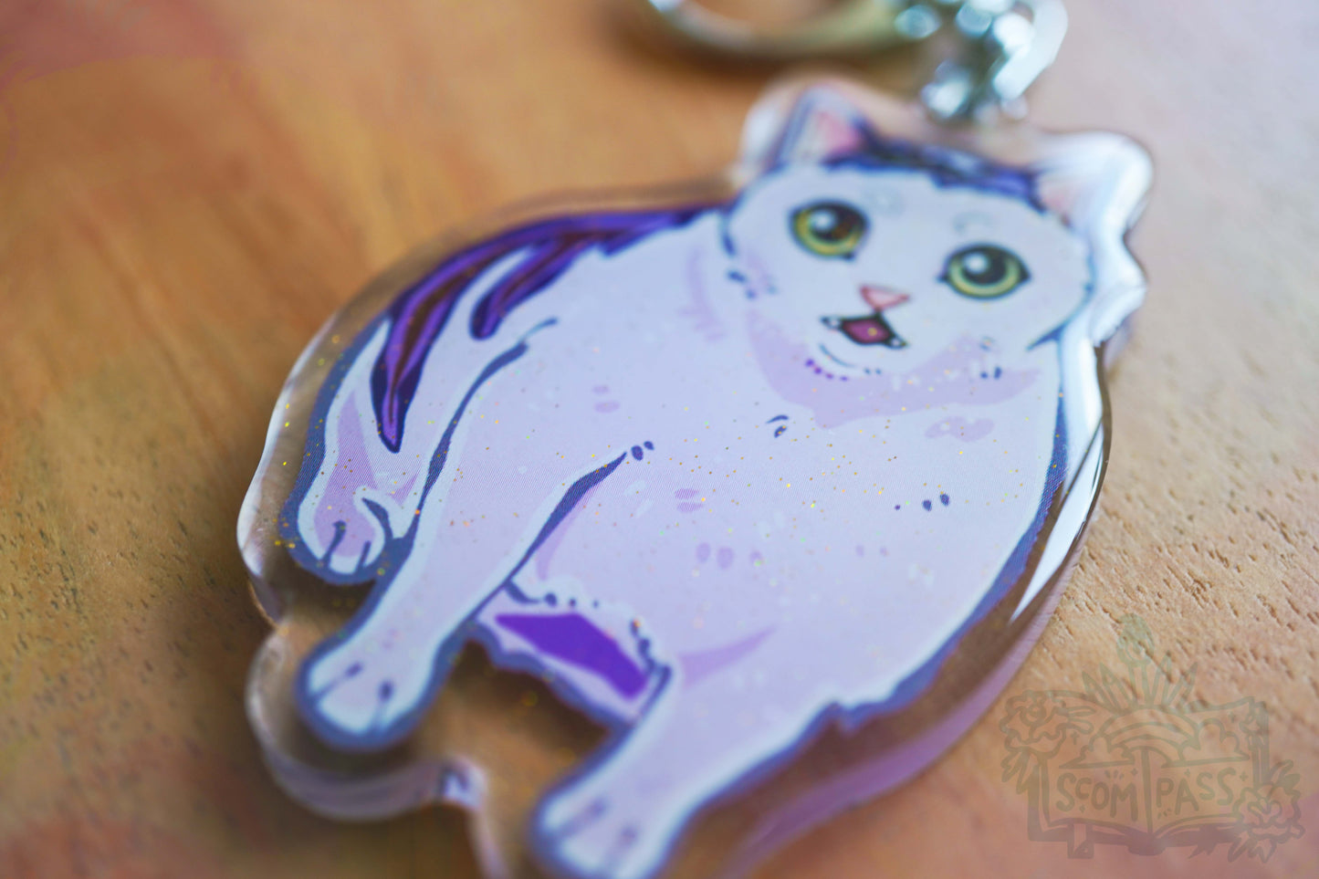 Huh Cat - Acrylic Charm