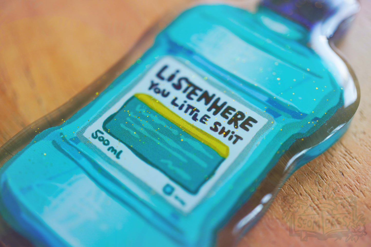 Listenhere - Acrylic Charm