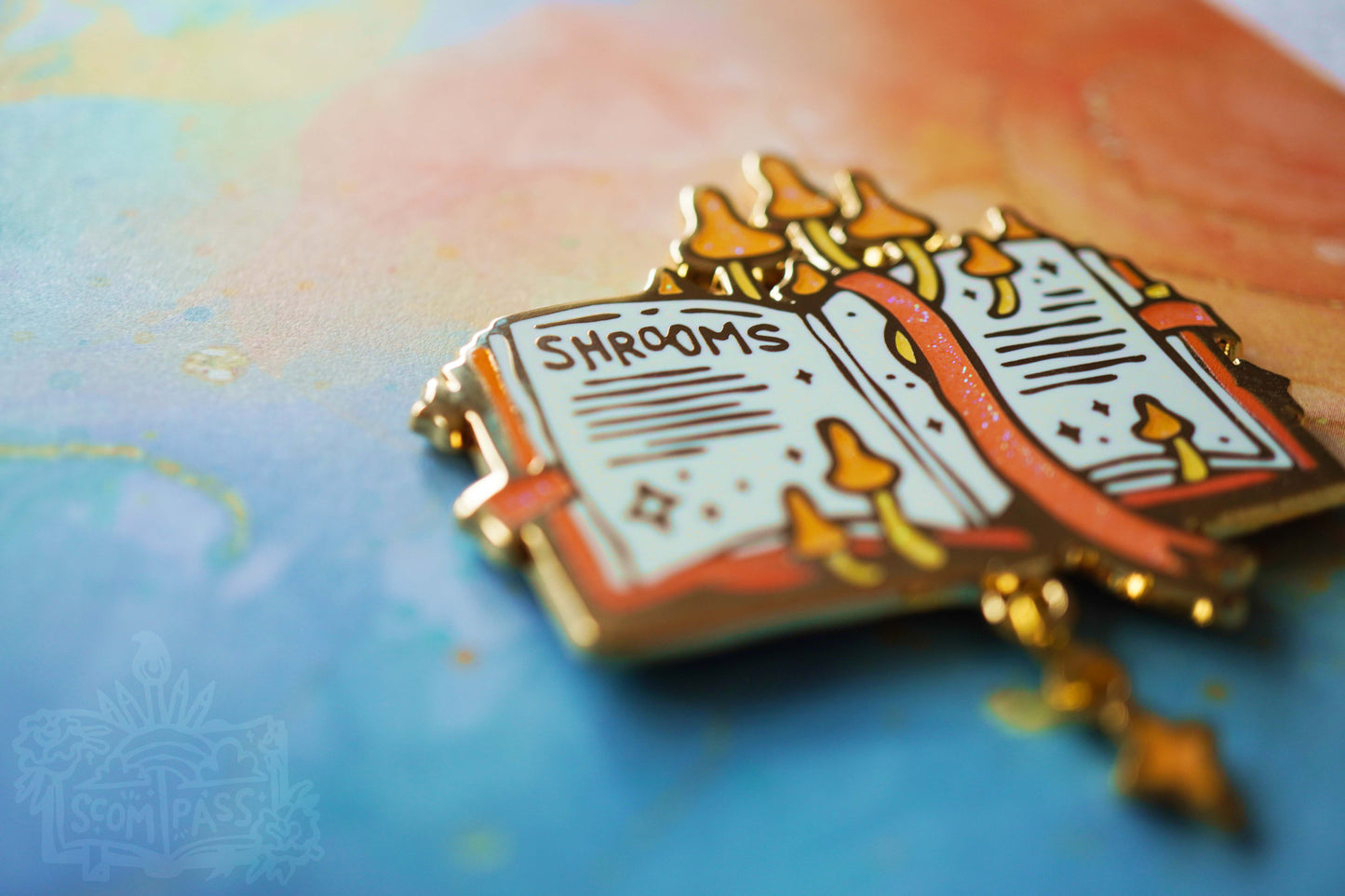 Shrooms (Magical Books) - Enamel Pin