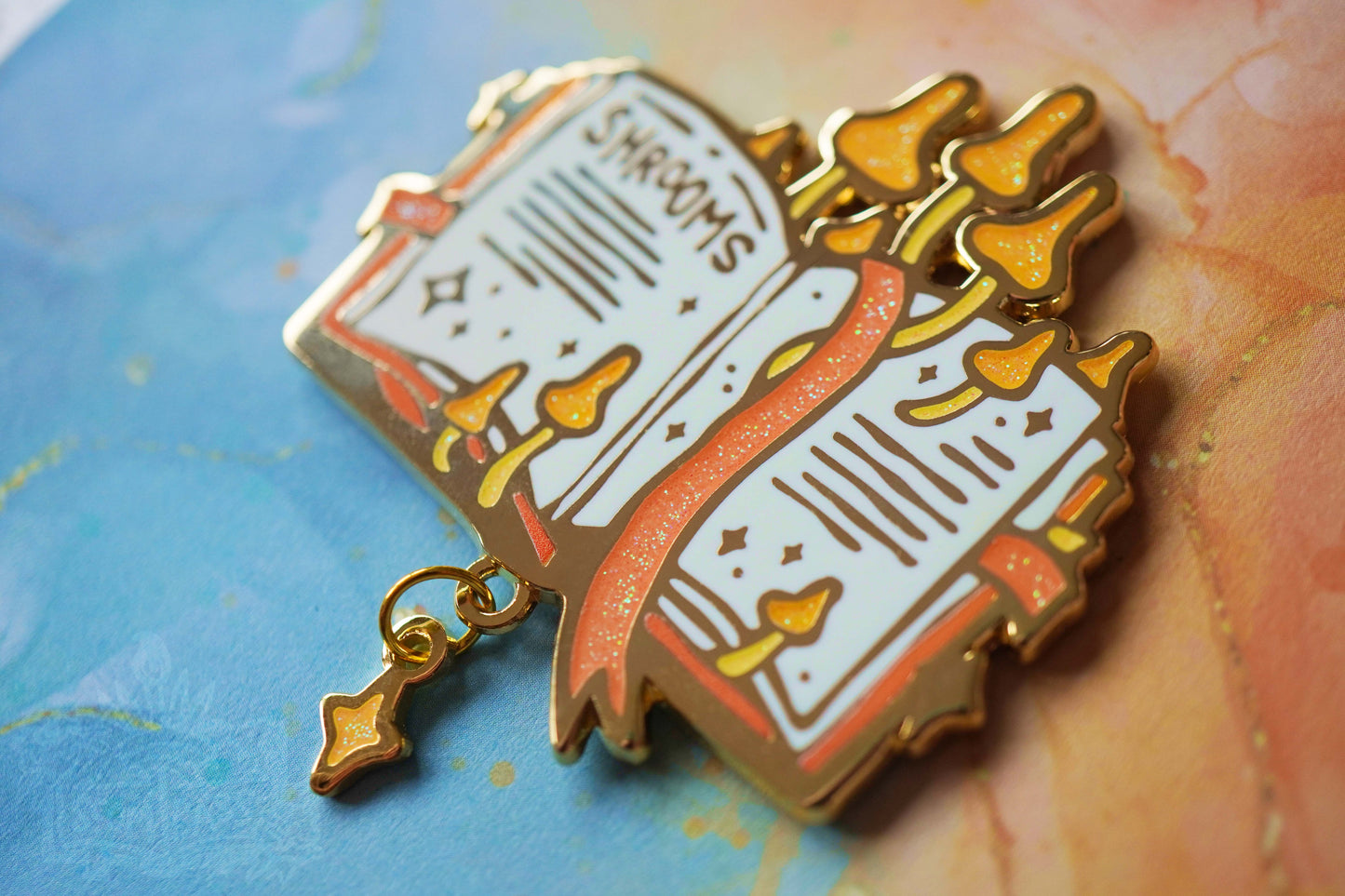 Shrooms (Magical Books) - Enamel Pin
