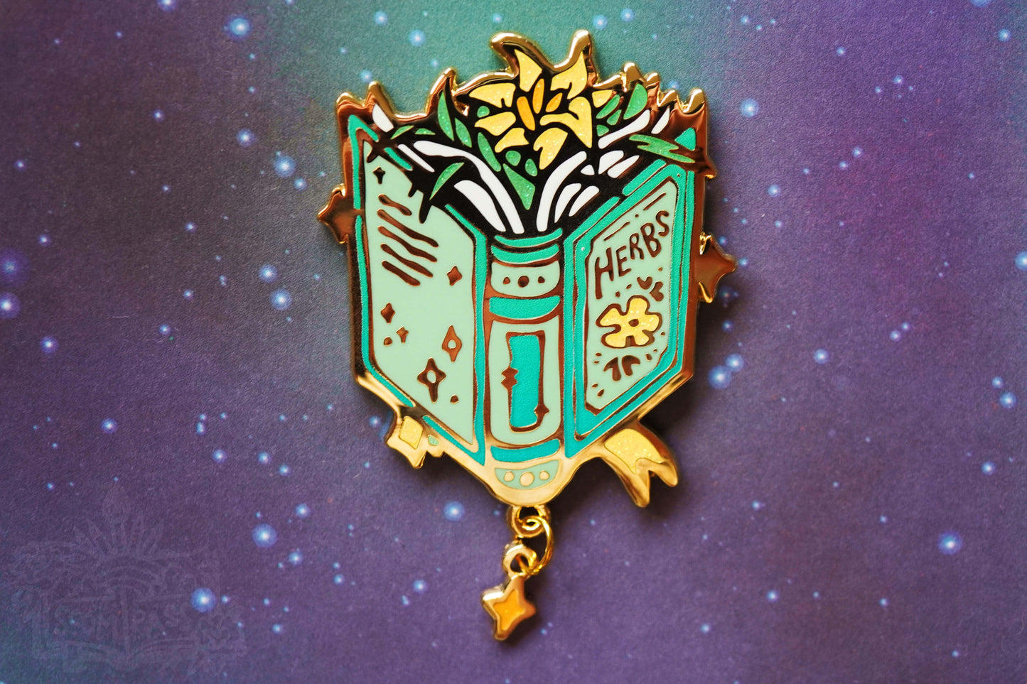 Herbs (Magical Books) - Enamel Pin