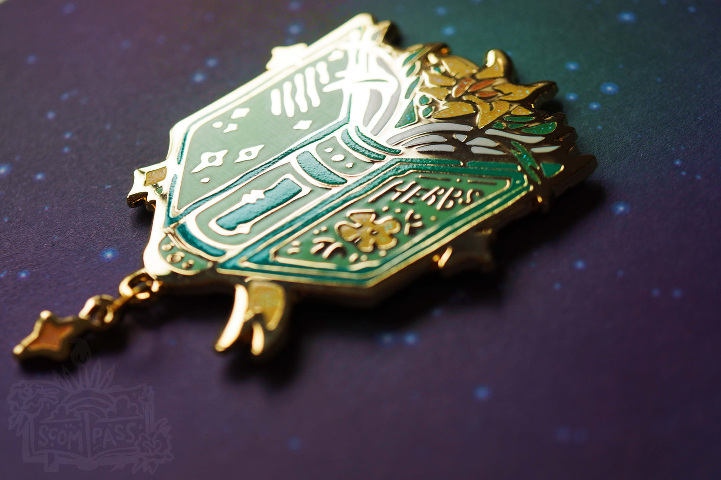 Herbs (Magical Books) - Enamel Pin