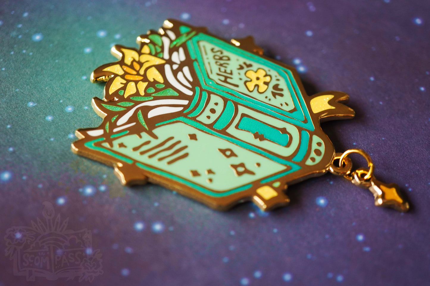 Herbs (Magical Books) - Enamel Pin