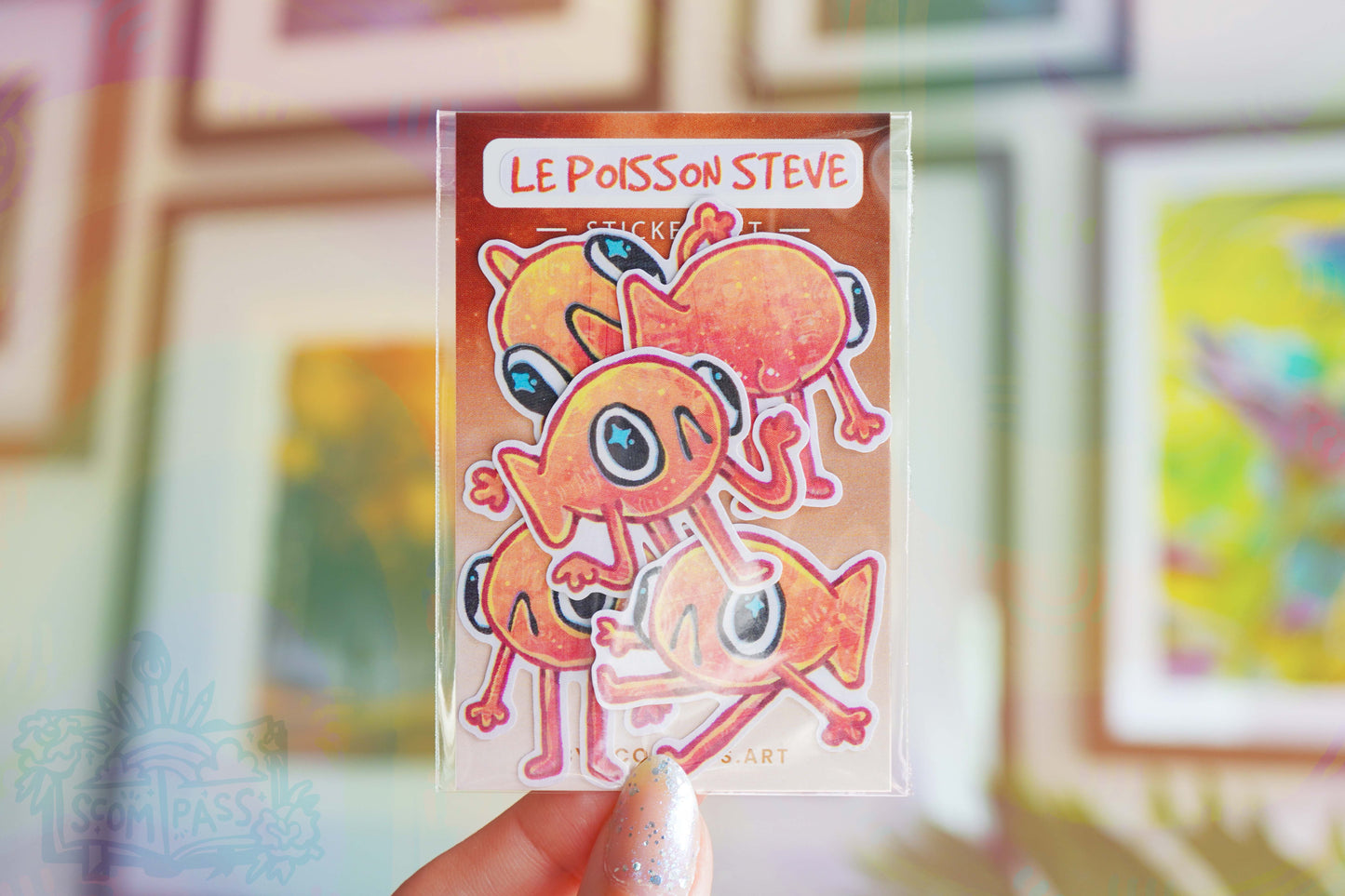 Le Poisson Steve - Stickerset