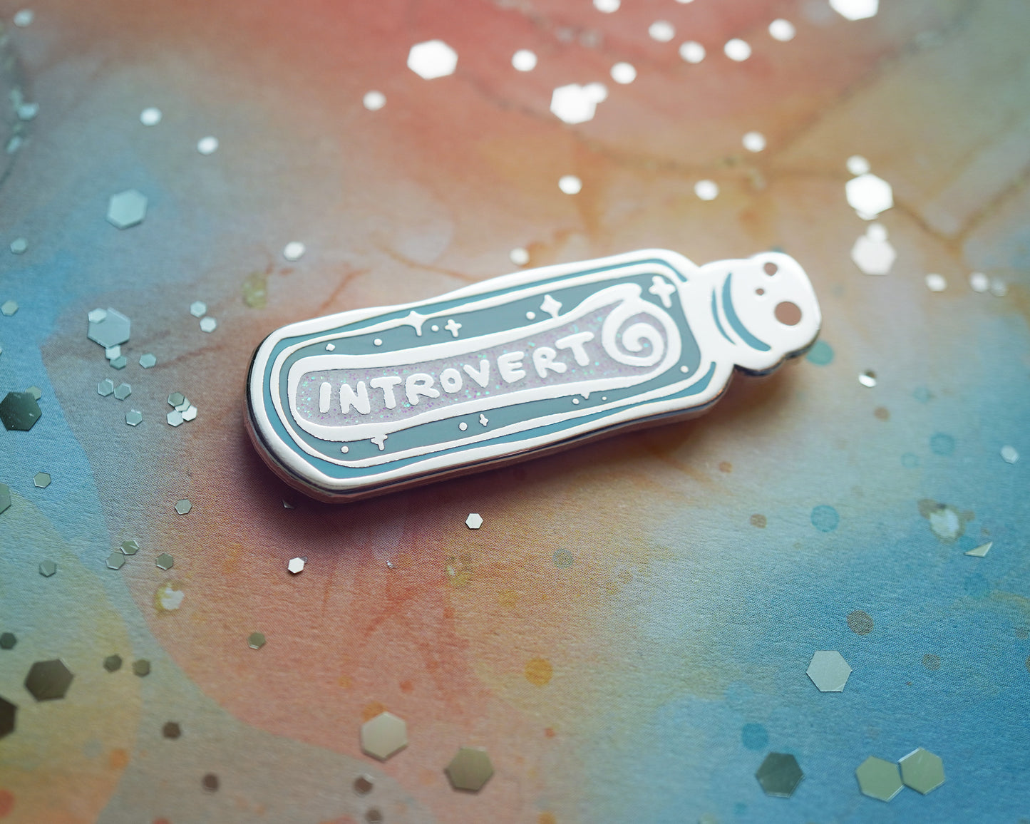 Introvert - Enamel Pin