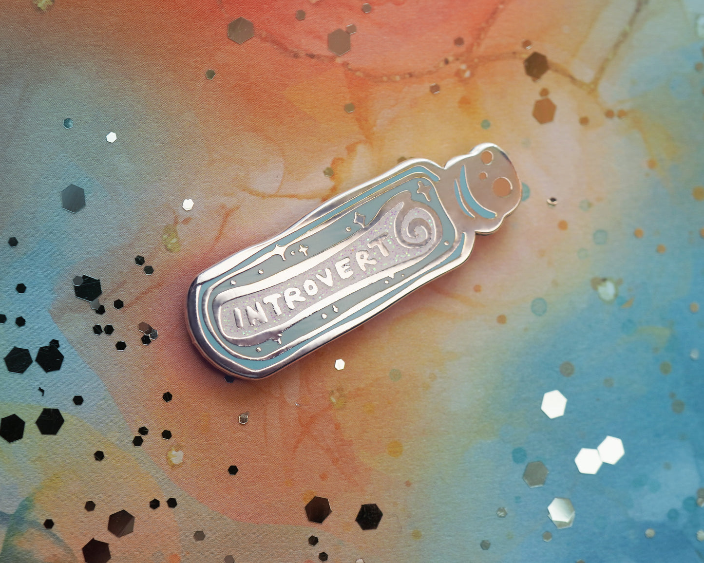 Introvert - Enamel Pin