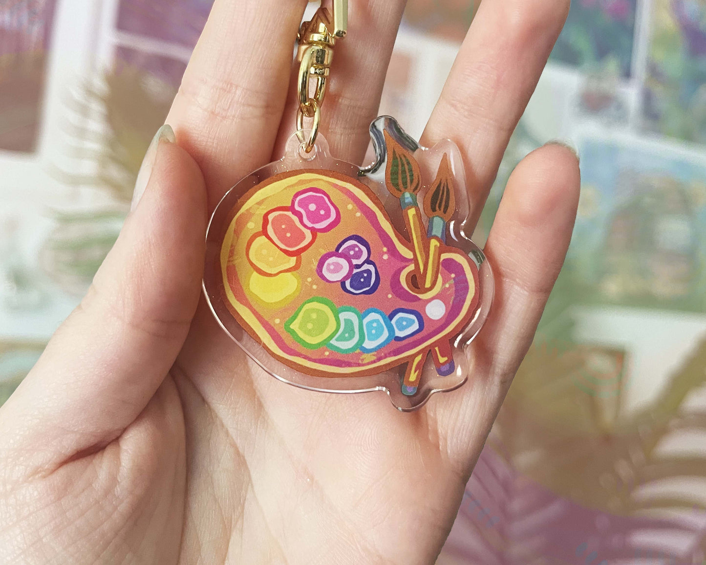 Art Is Pain - Acrylic Charm