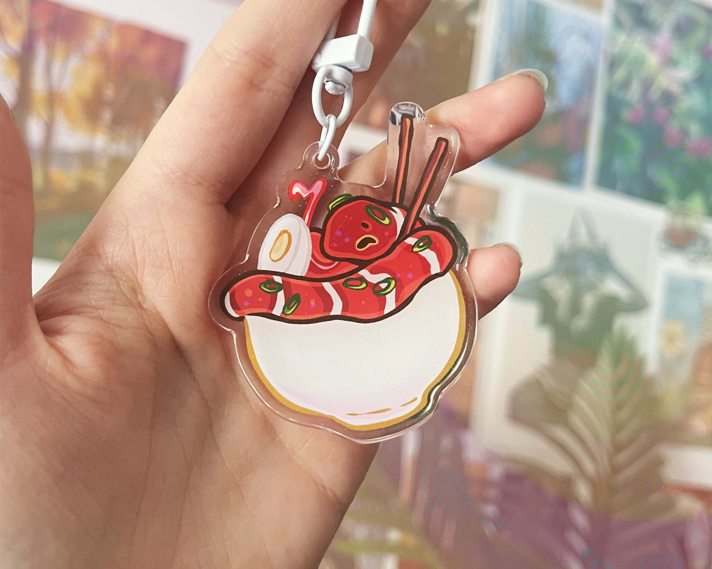 Ramen Noodles - Acrylic Charm
