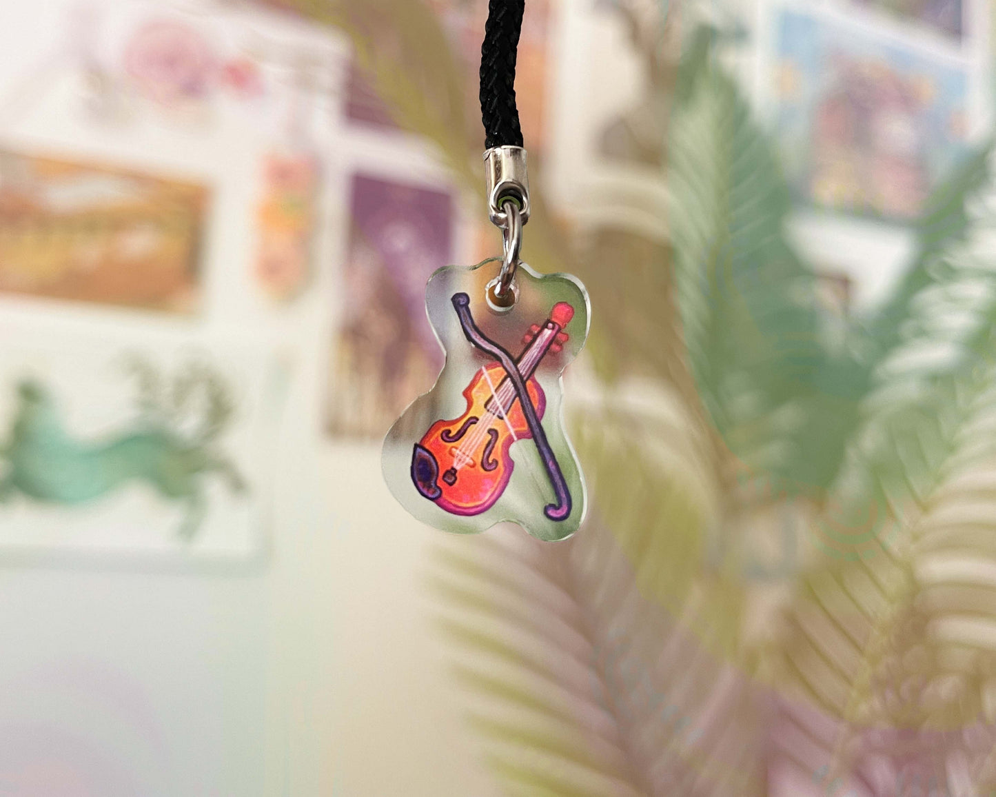 World's Smallest Violin - Phone Charm