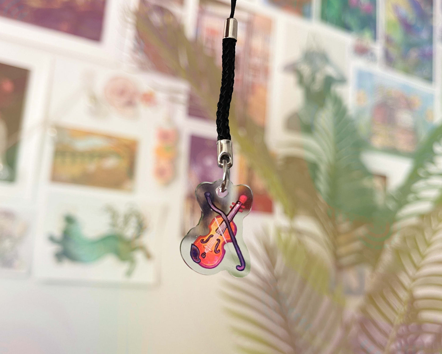 World's Smallest Violin - Phone Charm
