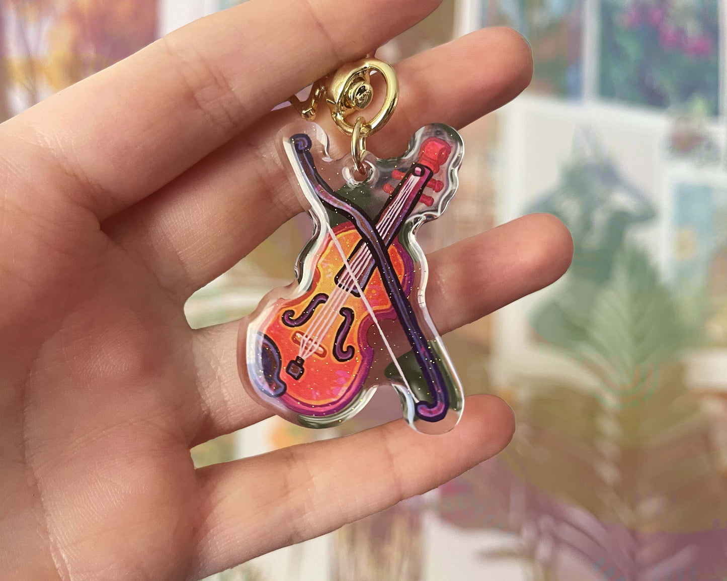 World's Smallest Violin - Acrylic Charm