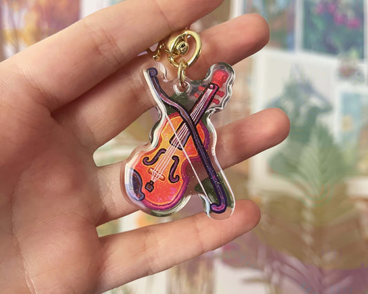 World's Smallest Violin - Acrylic Charm