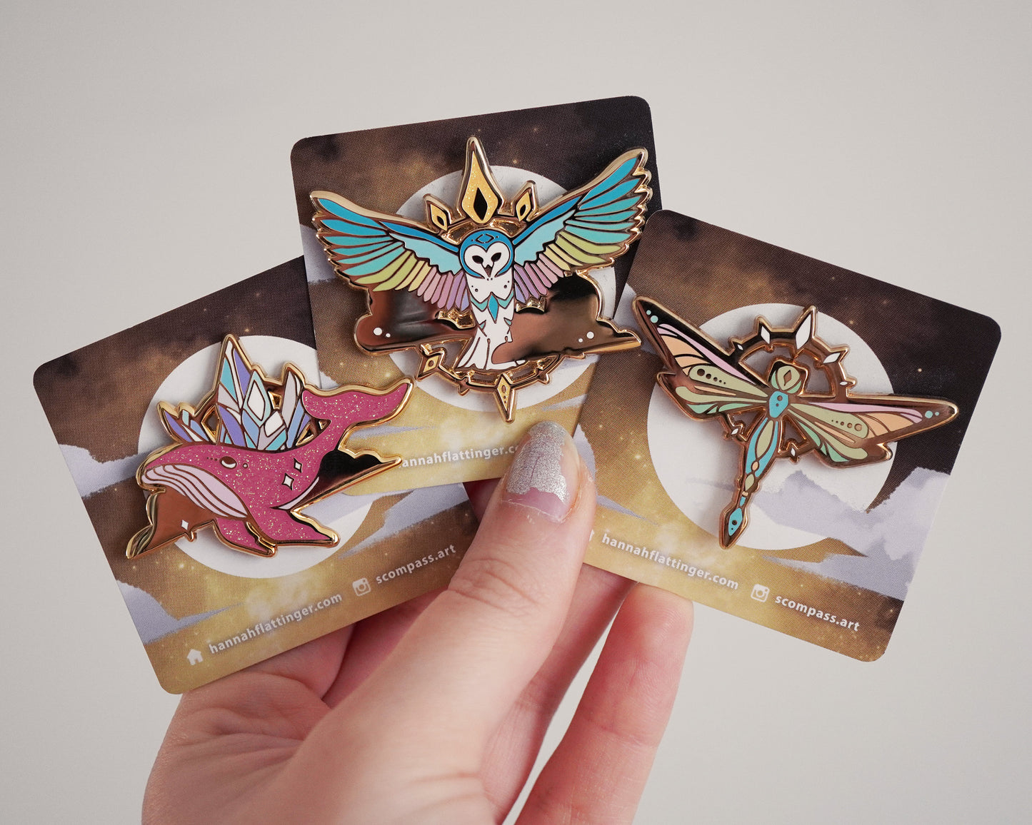 Mystical Animals - Enamel Pin Set