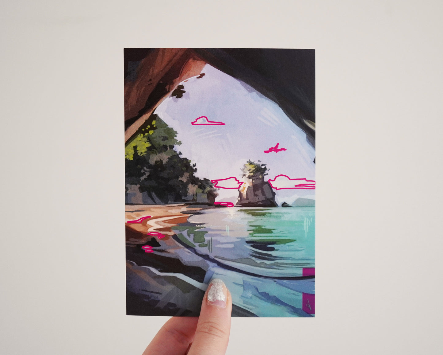 Landscape Oopsies - Postcard A6