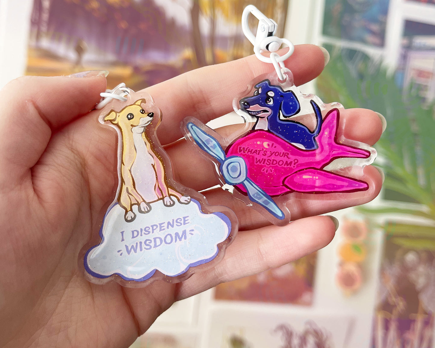 Dogs of Wisdom - Acrylic Charm Set