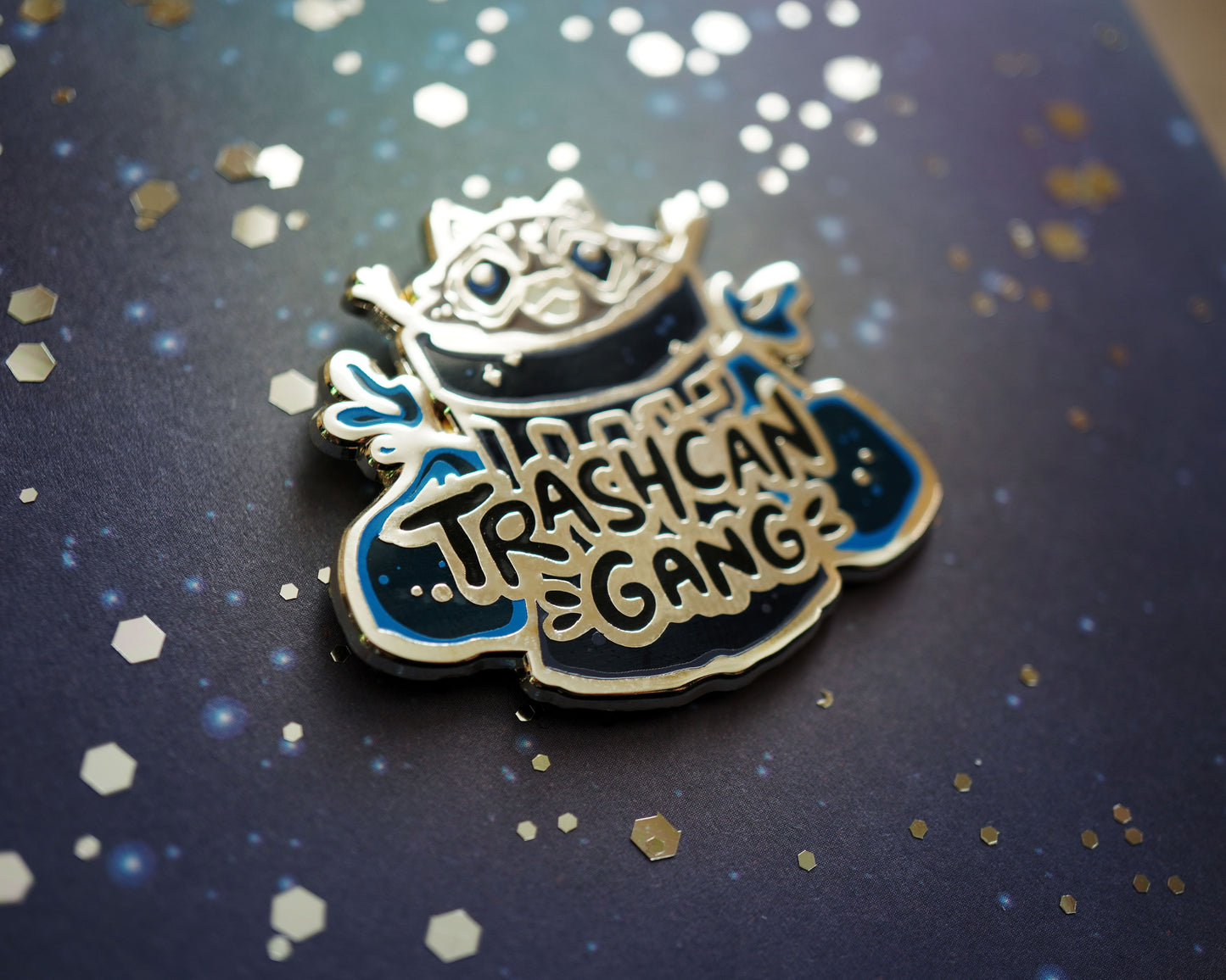 Raccoon Trashcangang - Enamel Pin