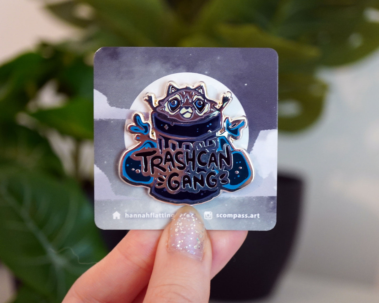 Raccoon Trashcangang - Enamel Pin
