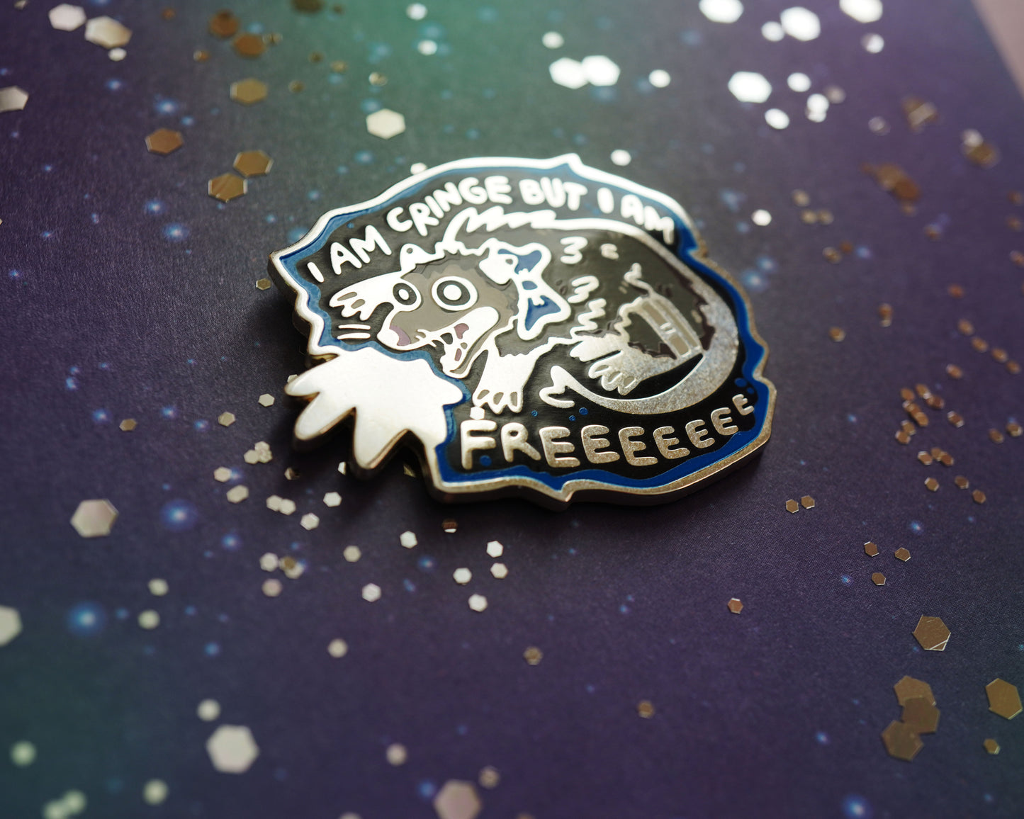Cringe But Free - Enamel Pin