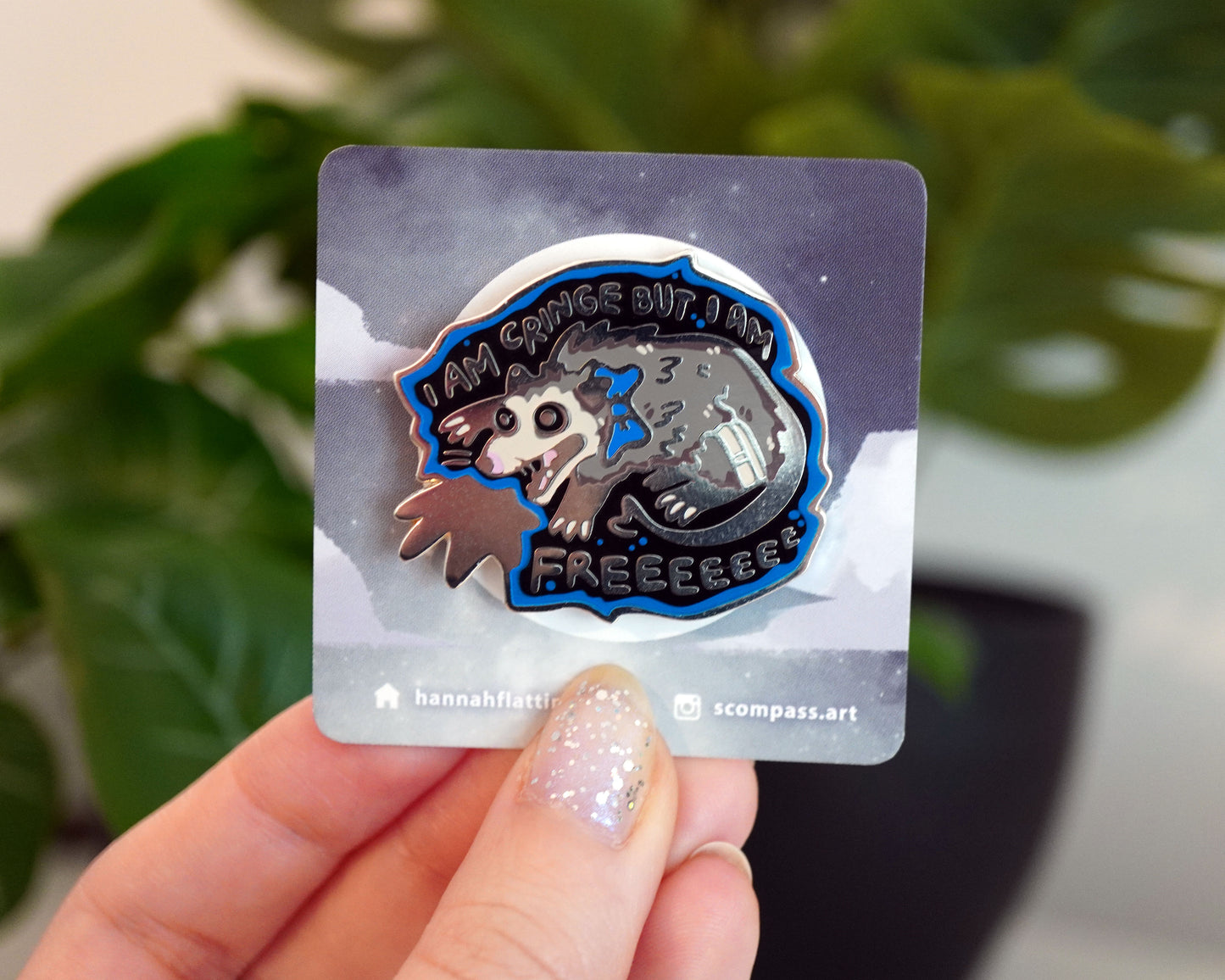 Cringe But Free - Enamel Pin