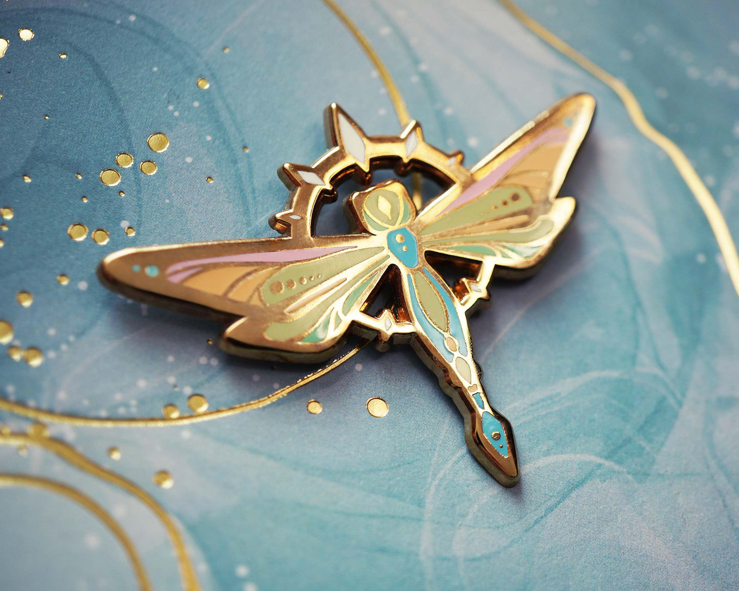 Mystical Dragonfly - Enamel Pin