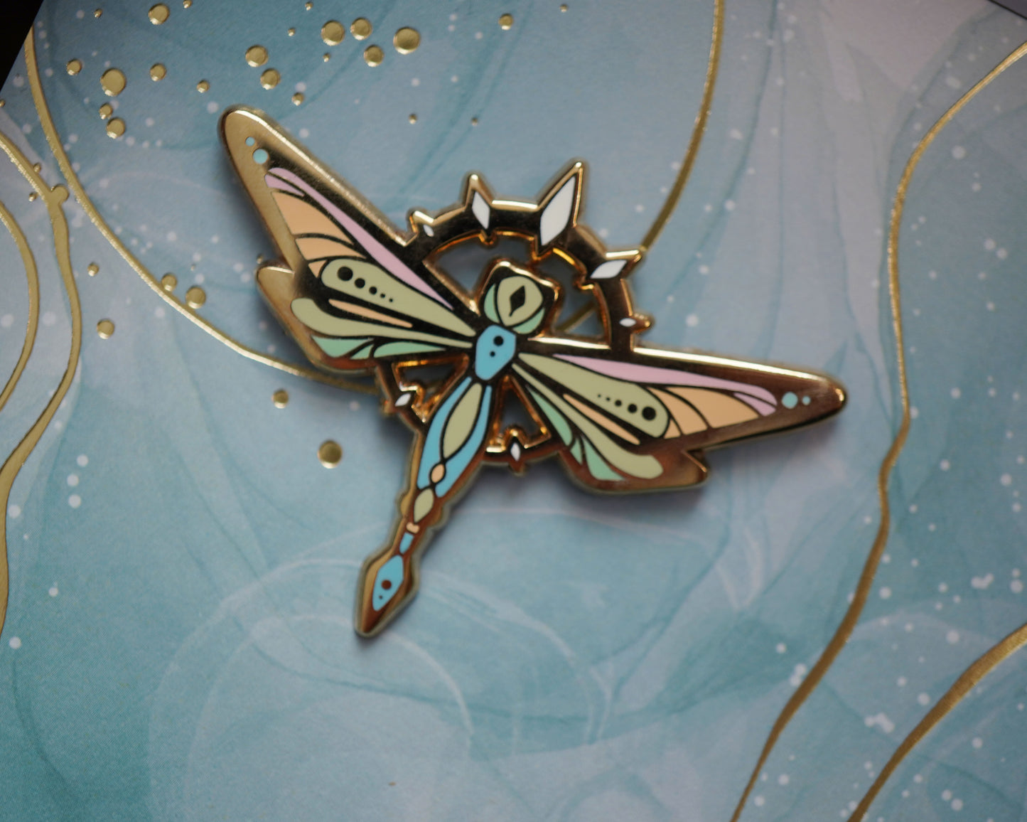 Mystical Dragonfly - Enamel Pin