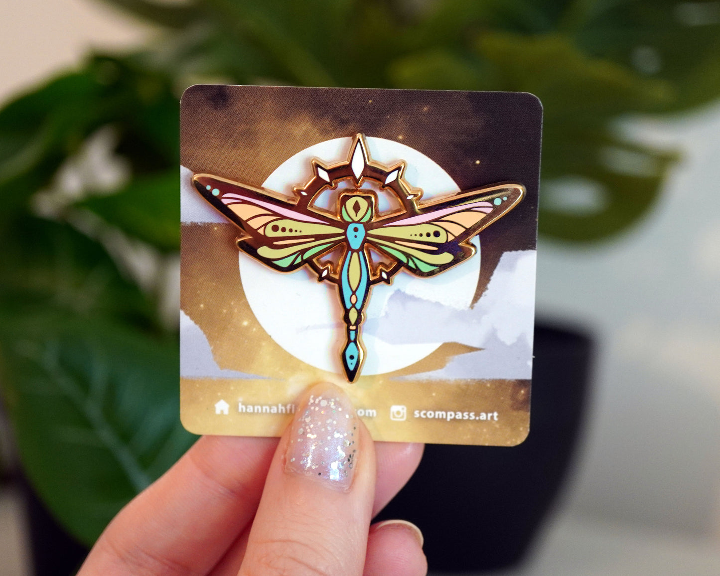 Mystical Dragonfly - Enamel Pin