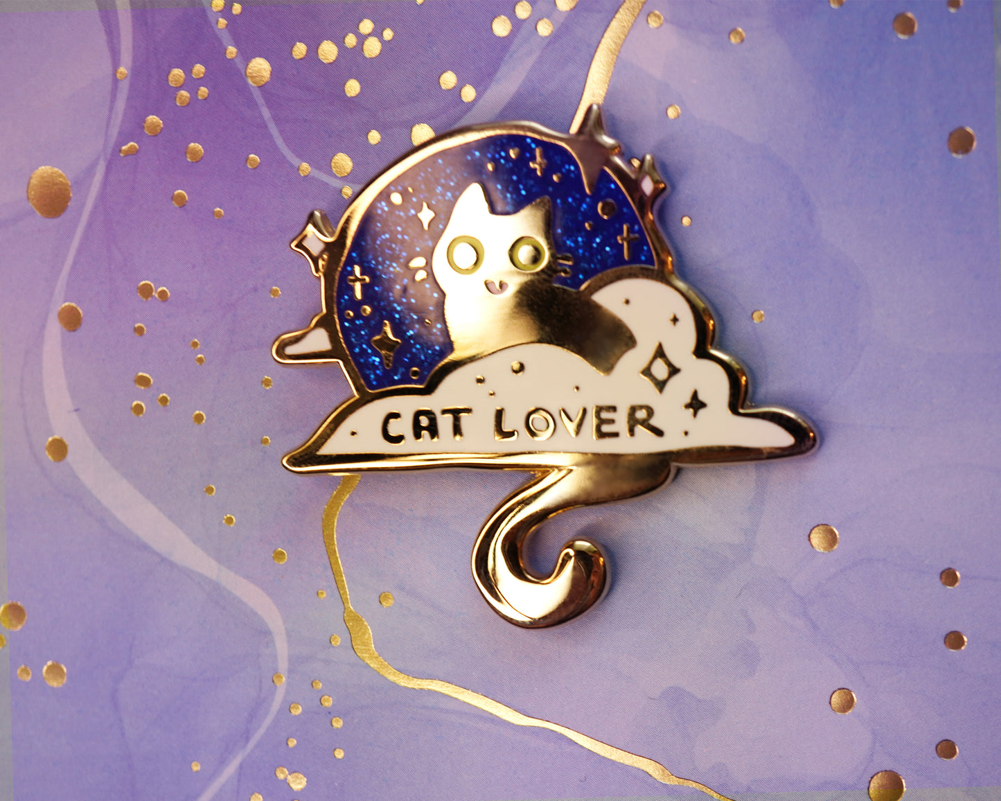 Cat Lover - Enamel Pin