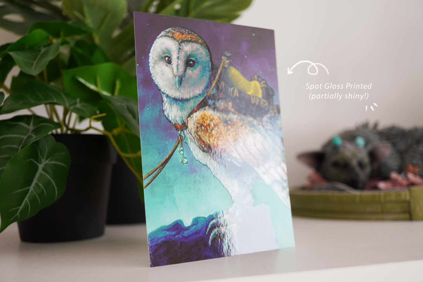 Adventure Bird Owl - Postcard A6