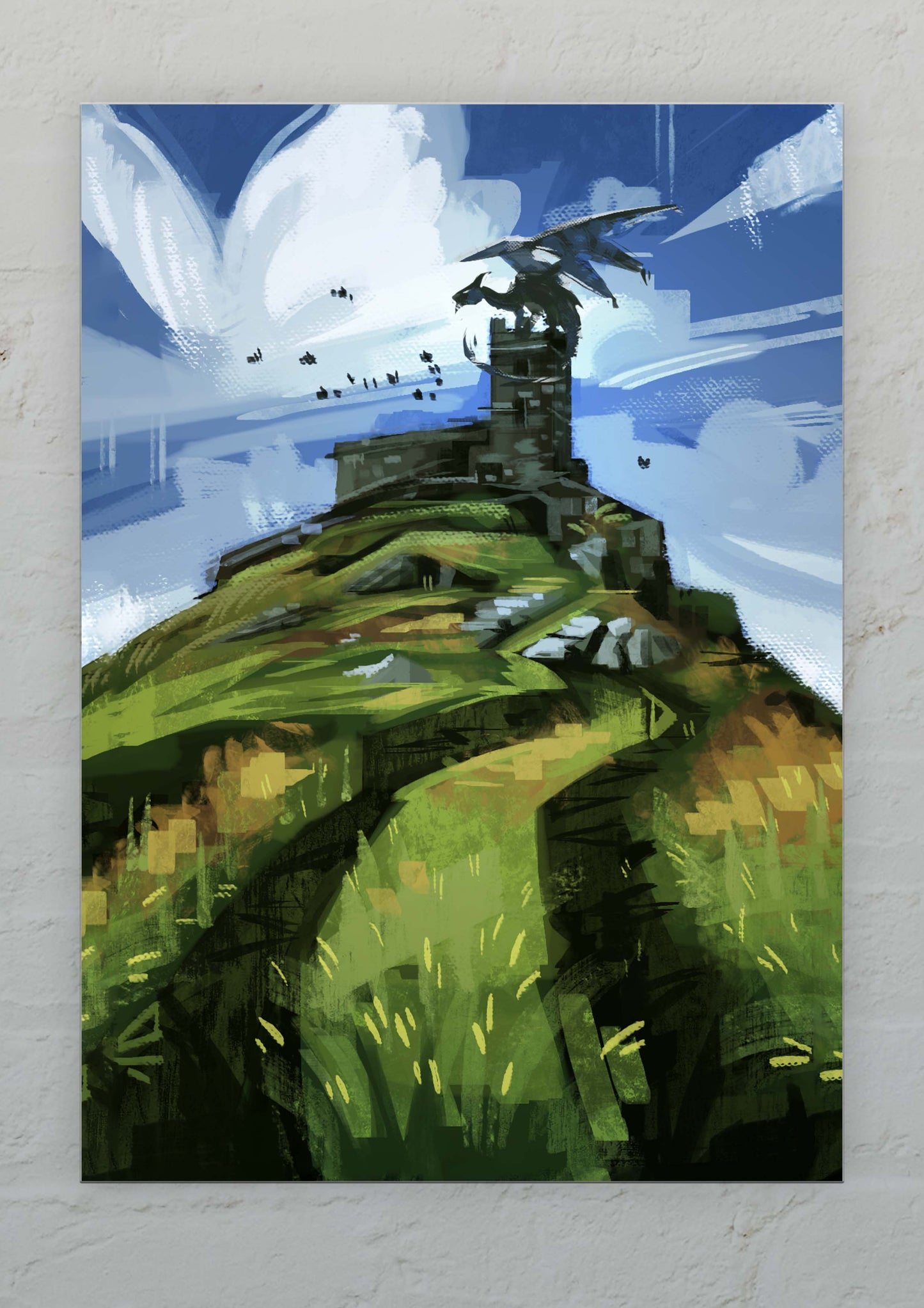 Landscape Castle - Postcard A6