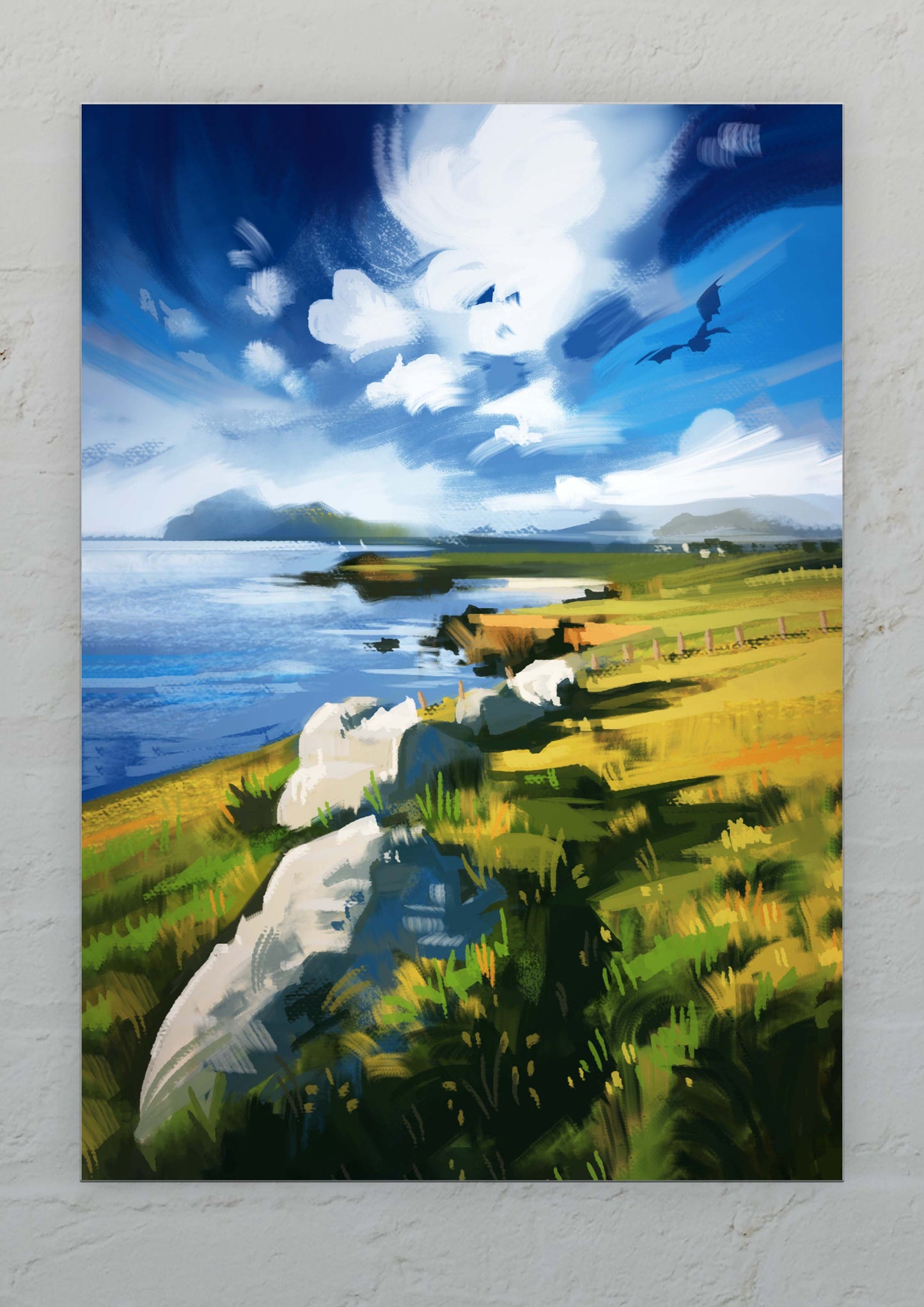 Landscape Cliff - Postcard A6