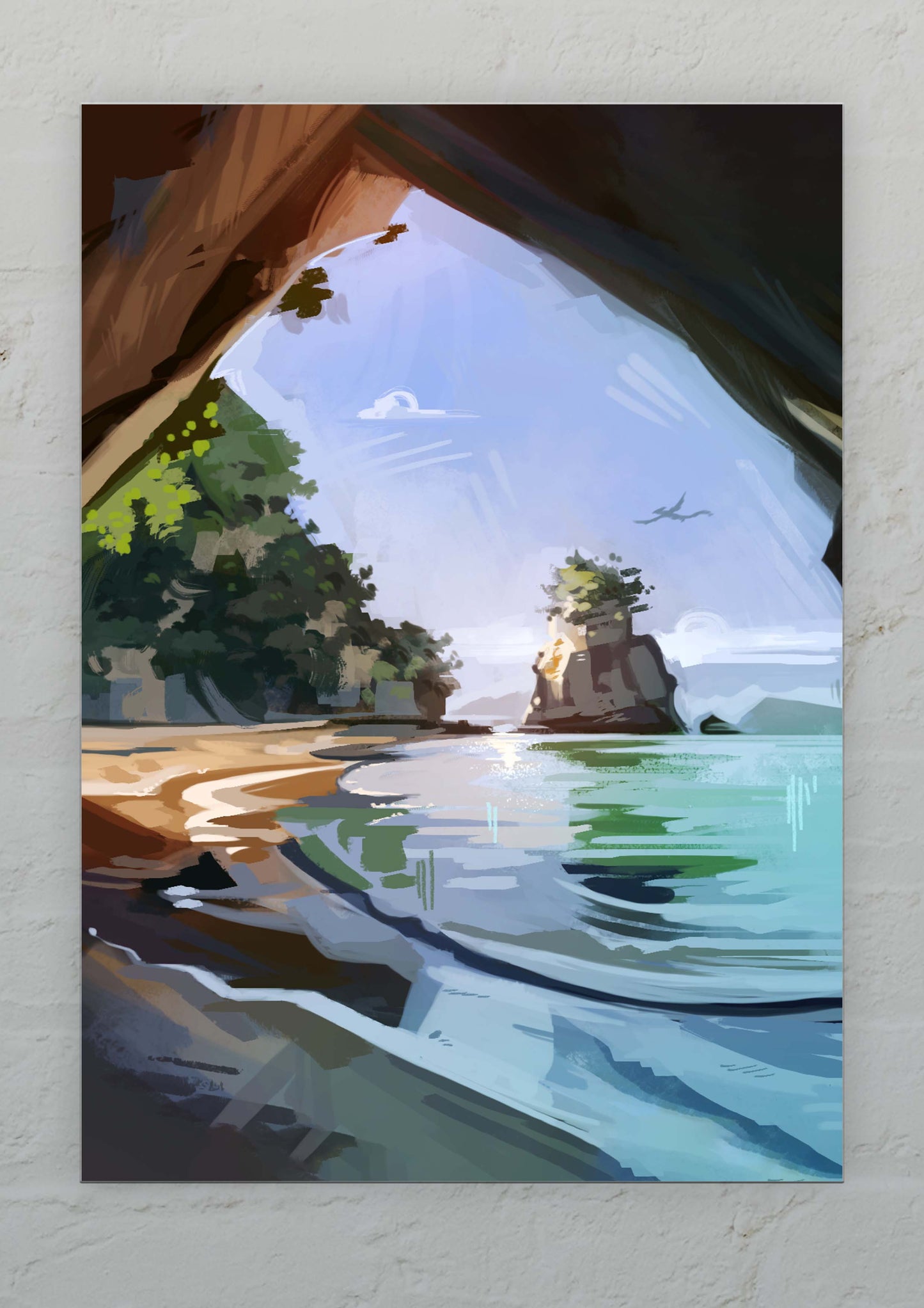 Landscape Cavern - Postcard A6