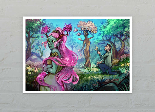Magical Friends Dryad - Postcard A6
