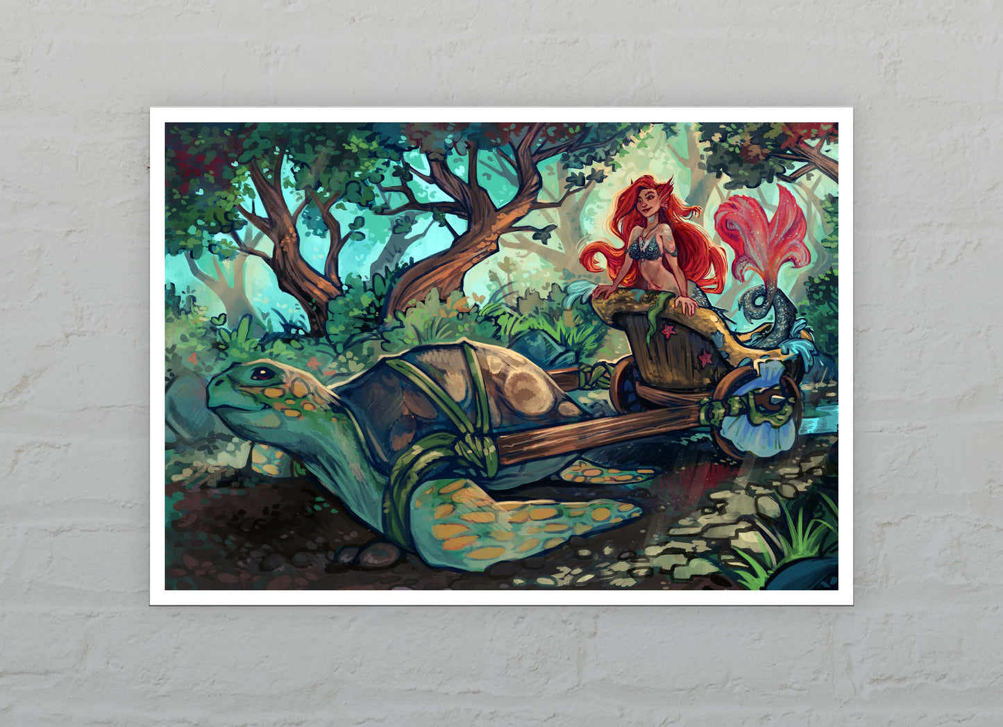 Magical Friends Mermaid - Postcard A6
