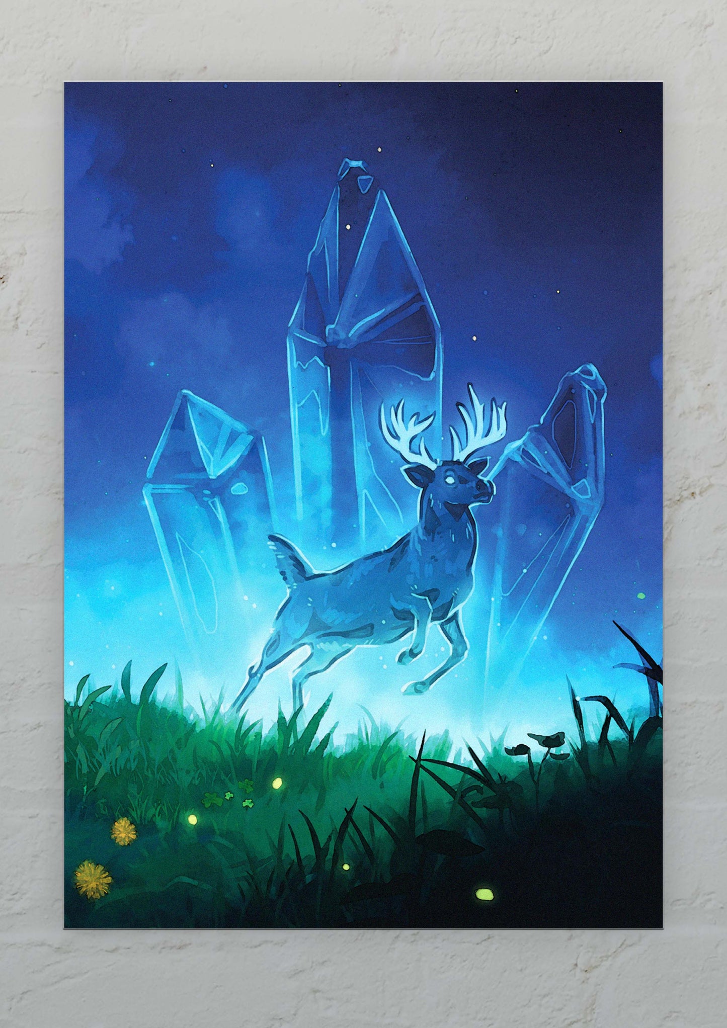 Mystical Deer - Postcard A6