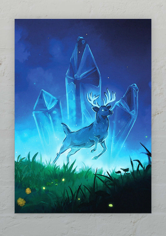 Mystical Deer - Postcard A6