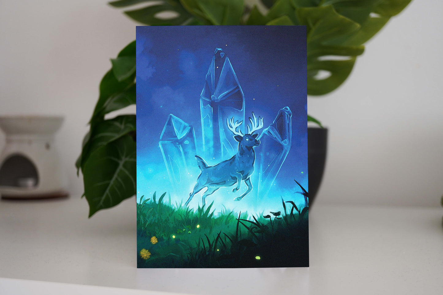 Mystical Deer - Postcard A6