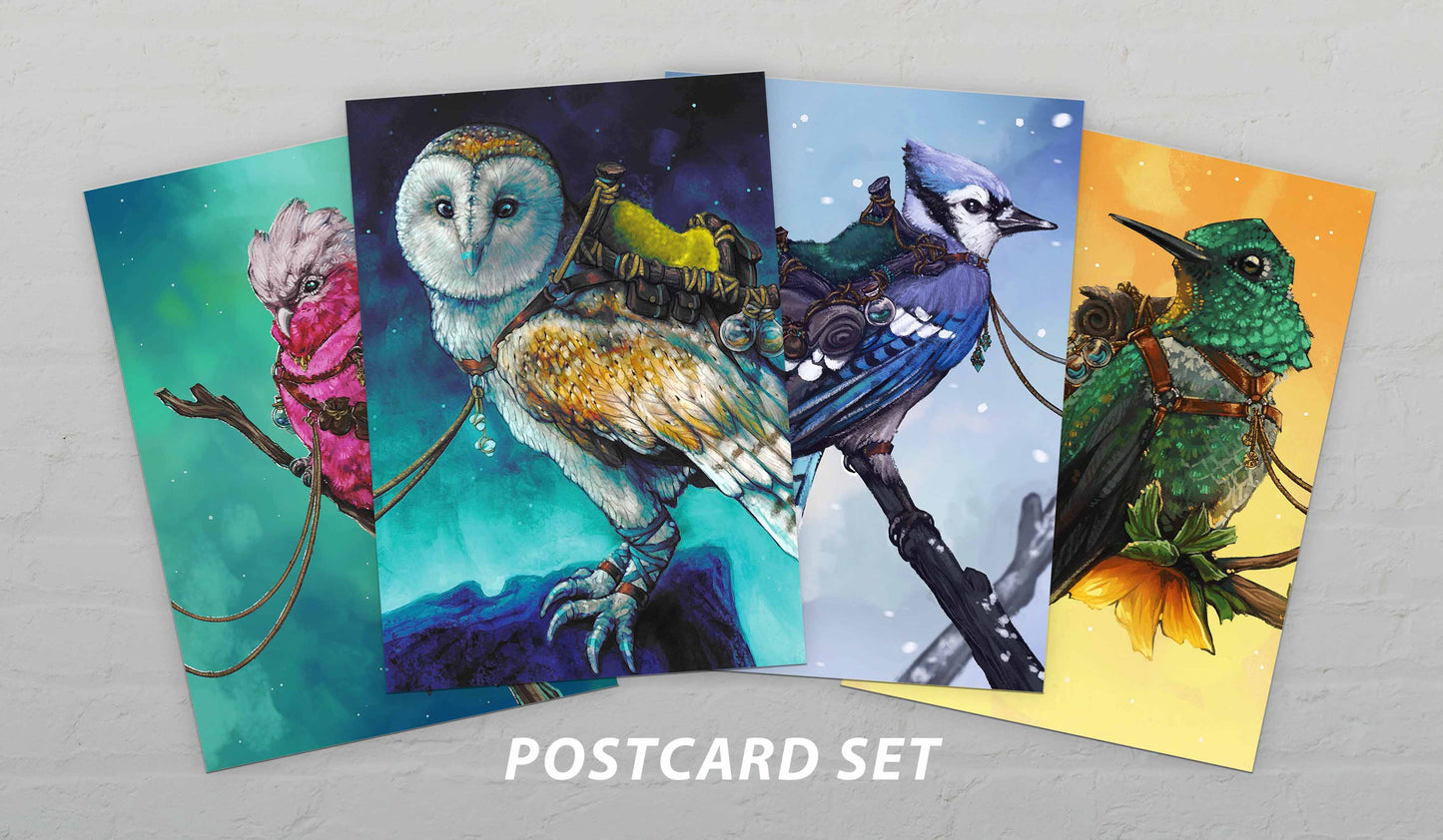 Adventure Bird Owl - Postcard A6