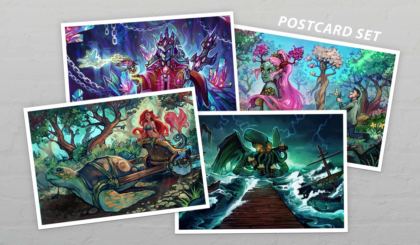Magical Friends Cthulhu - Postcard A6
