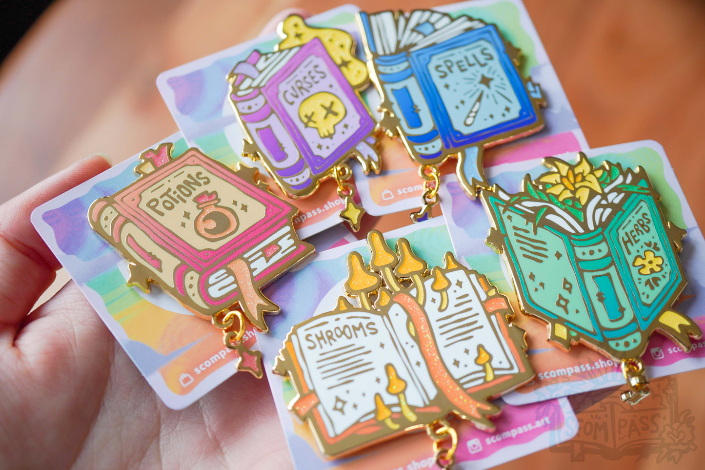 Magical Books - Enamel Pin Set