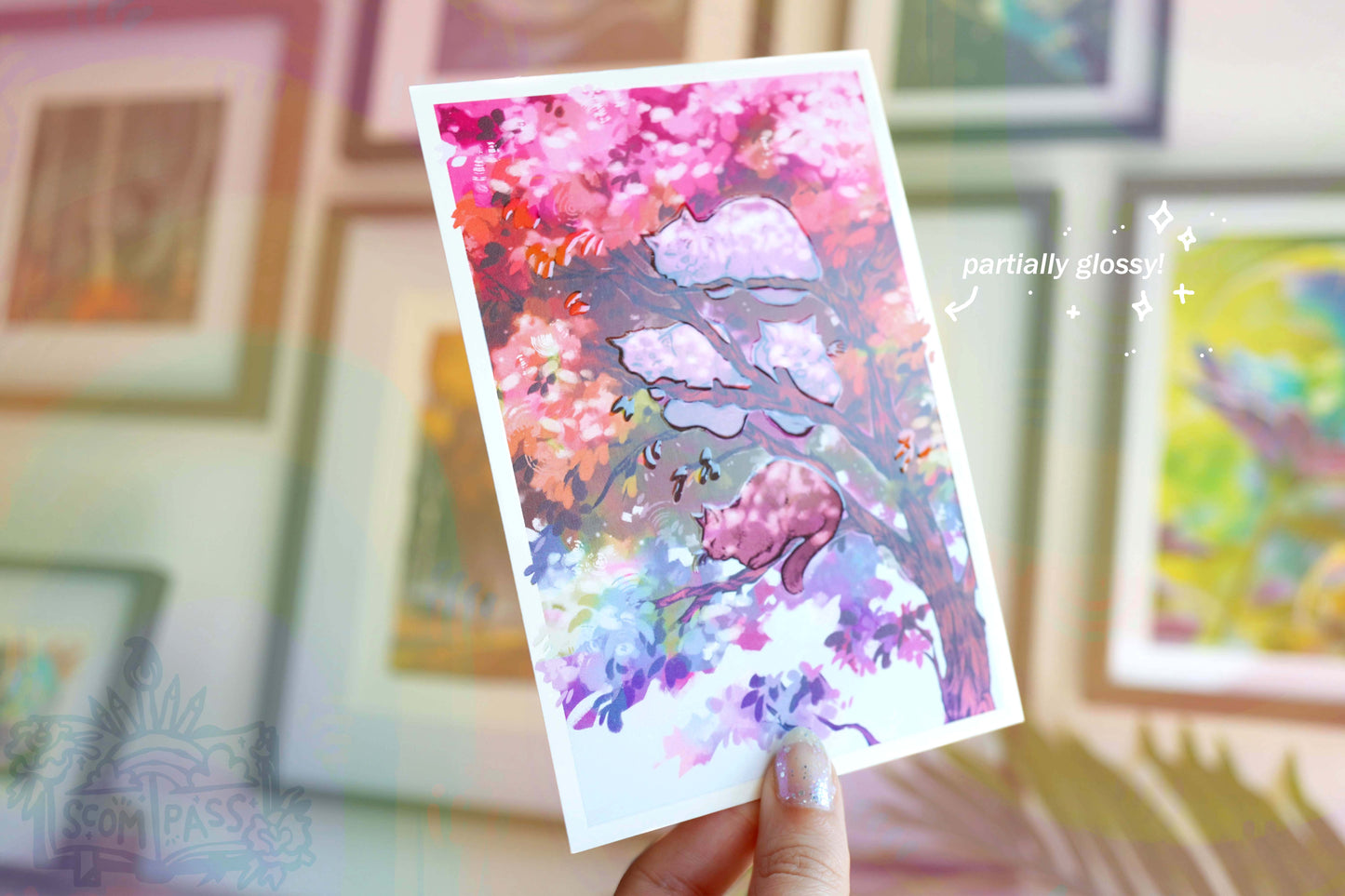 Cat Tree - Postcard A6