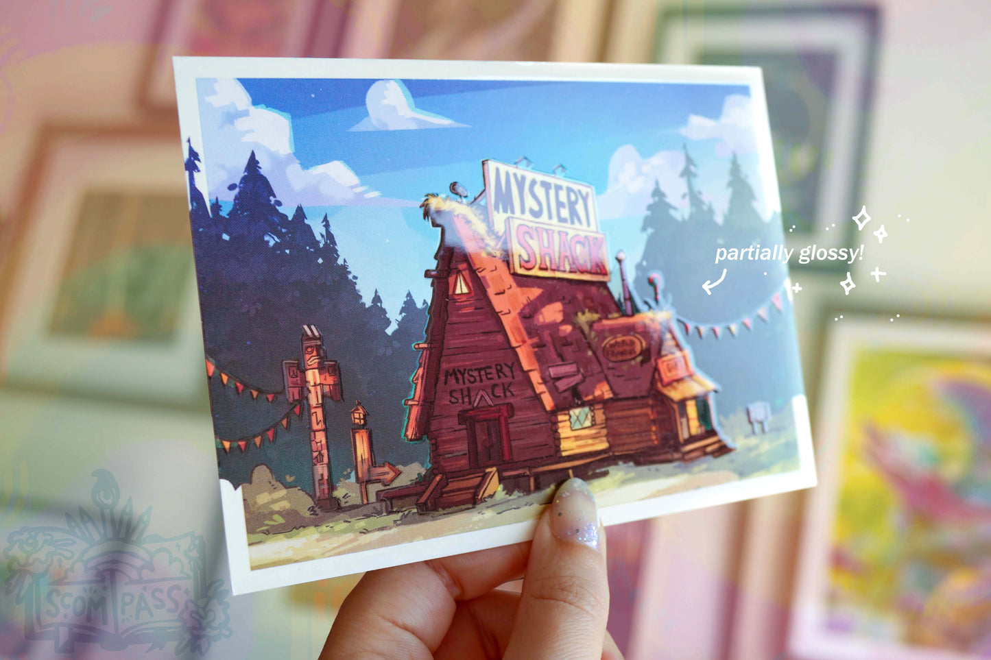 Mysterious Shack - Postcard A6