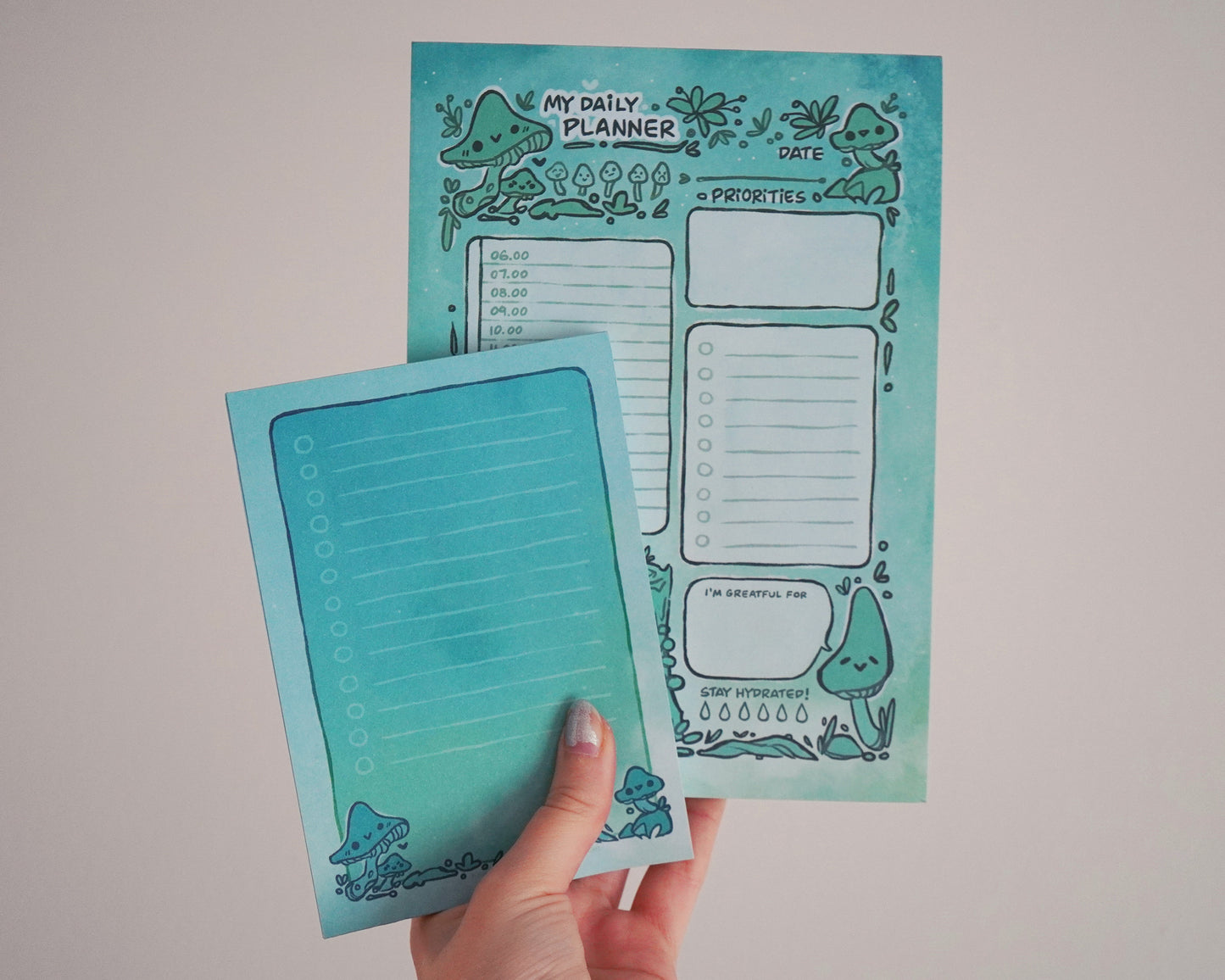 Mushroom - Daily Planner & Notebook